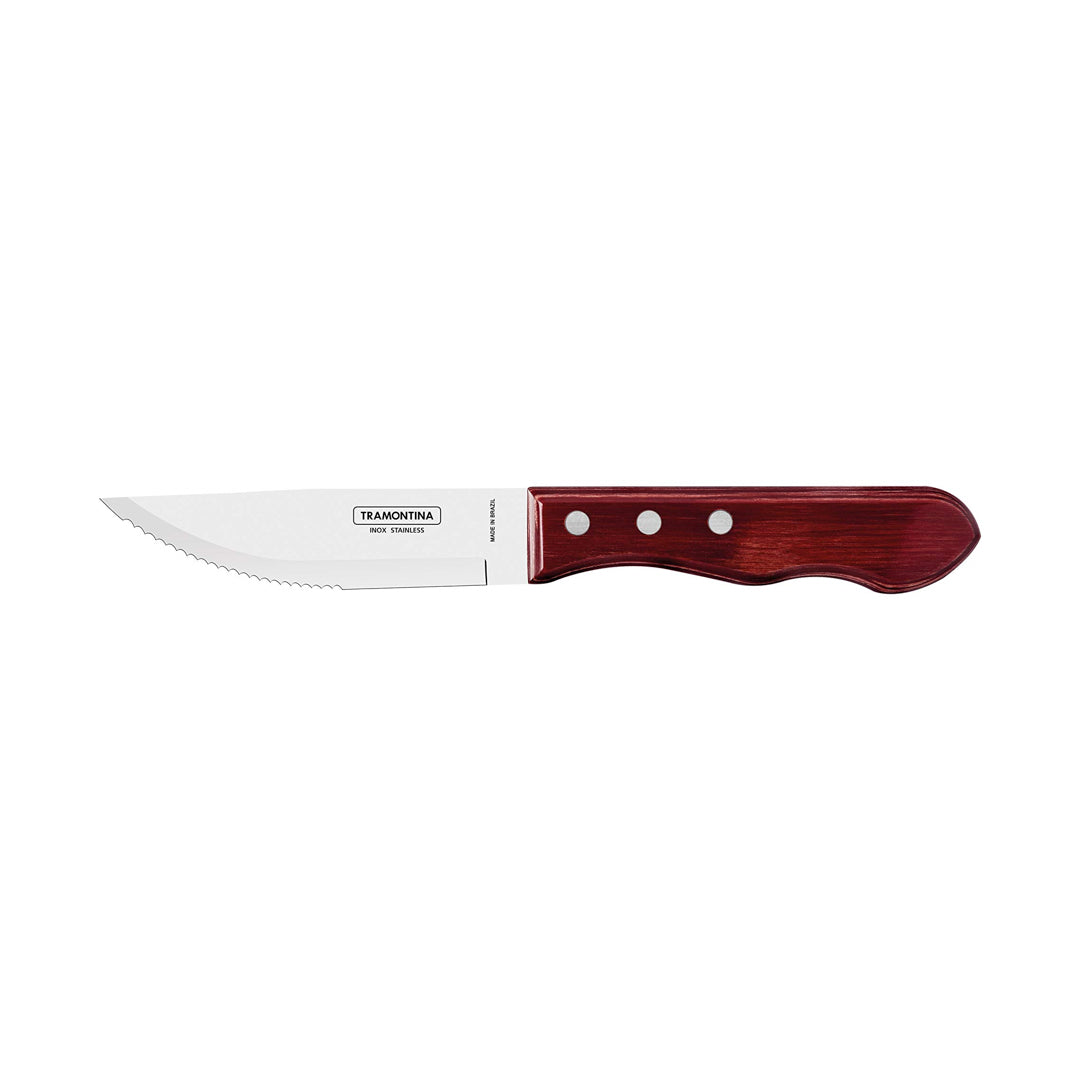 CUCHILLO P/AZADO TRAMONTINA CACHA DE MADERA 5" (F. 120 UNI)