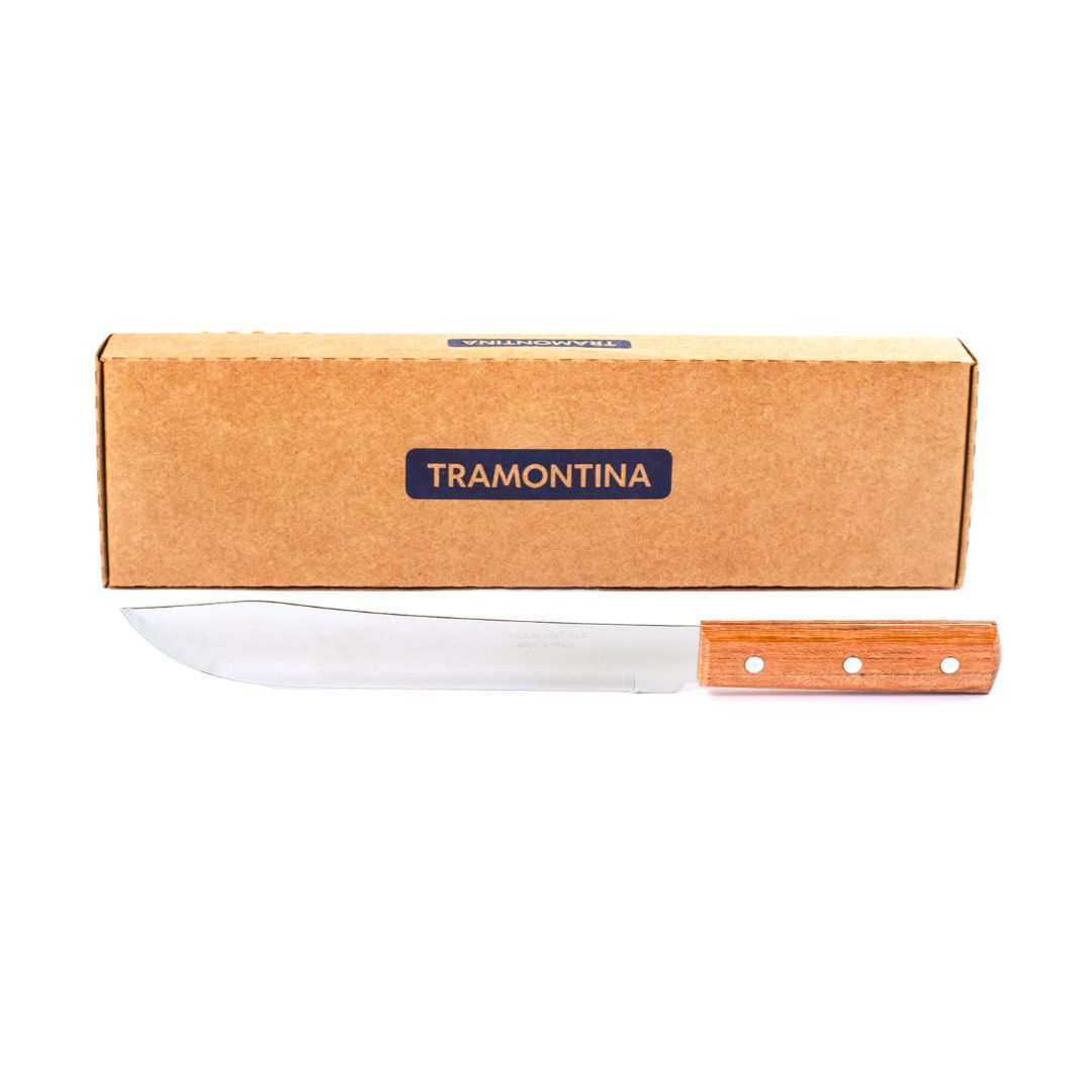 CUCHILLO P/COCINA TRAMONTINA DYNAMIC CACHA DE MADERA 7" (F. 120 UNI)