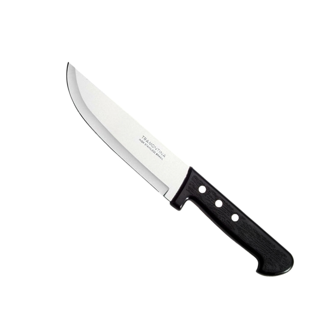 CUCHILLO P/COCINA TRAMONTINA PLENUS CACHA NEGRA 8" (F. 120 UNI)