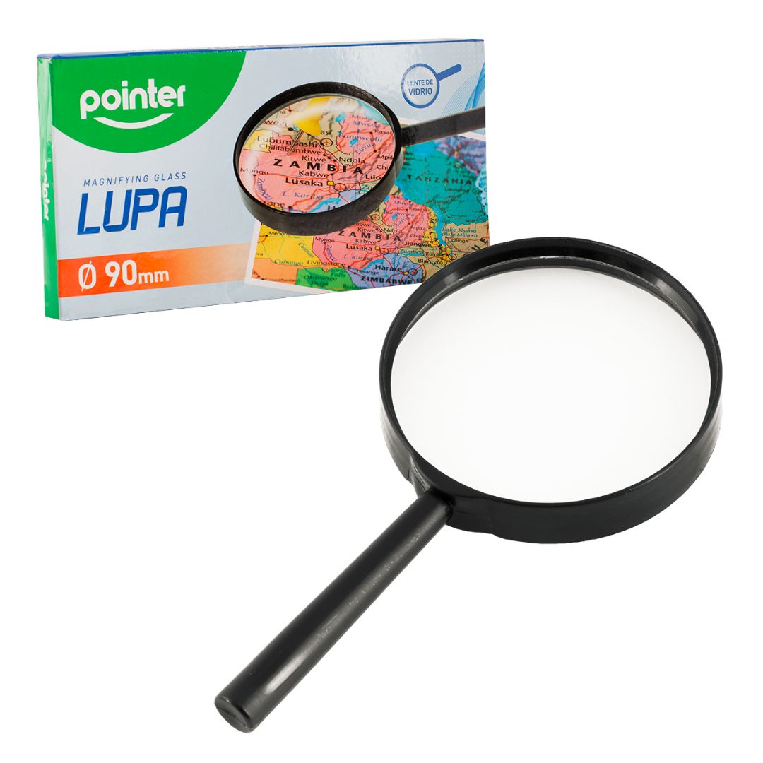 LUPA PLASTICA POINTER 90MM (F. 120 UNI)