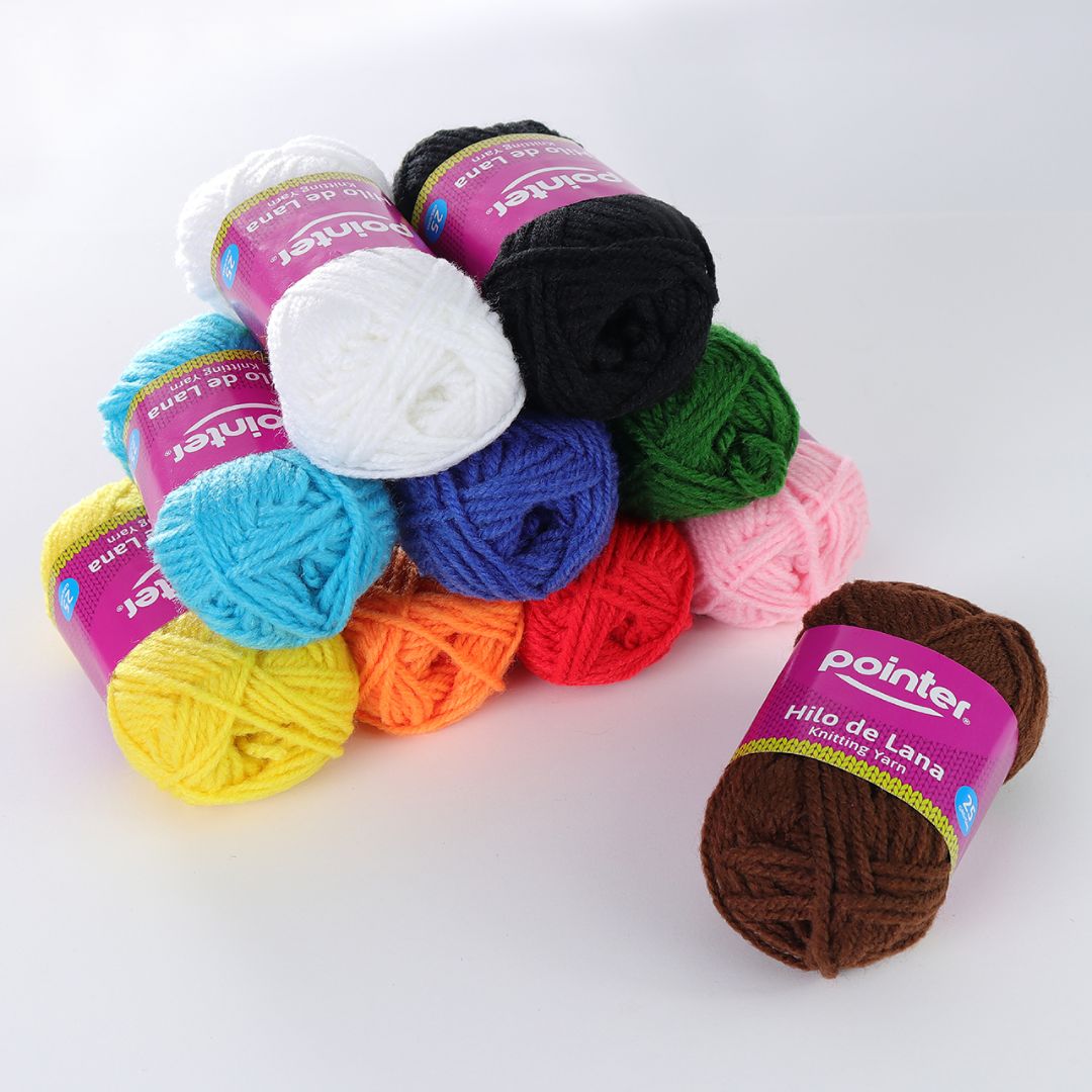 LANA POINTER 25 GRS PX10 COL SURTIDOS (F. 20 BAG)