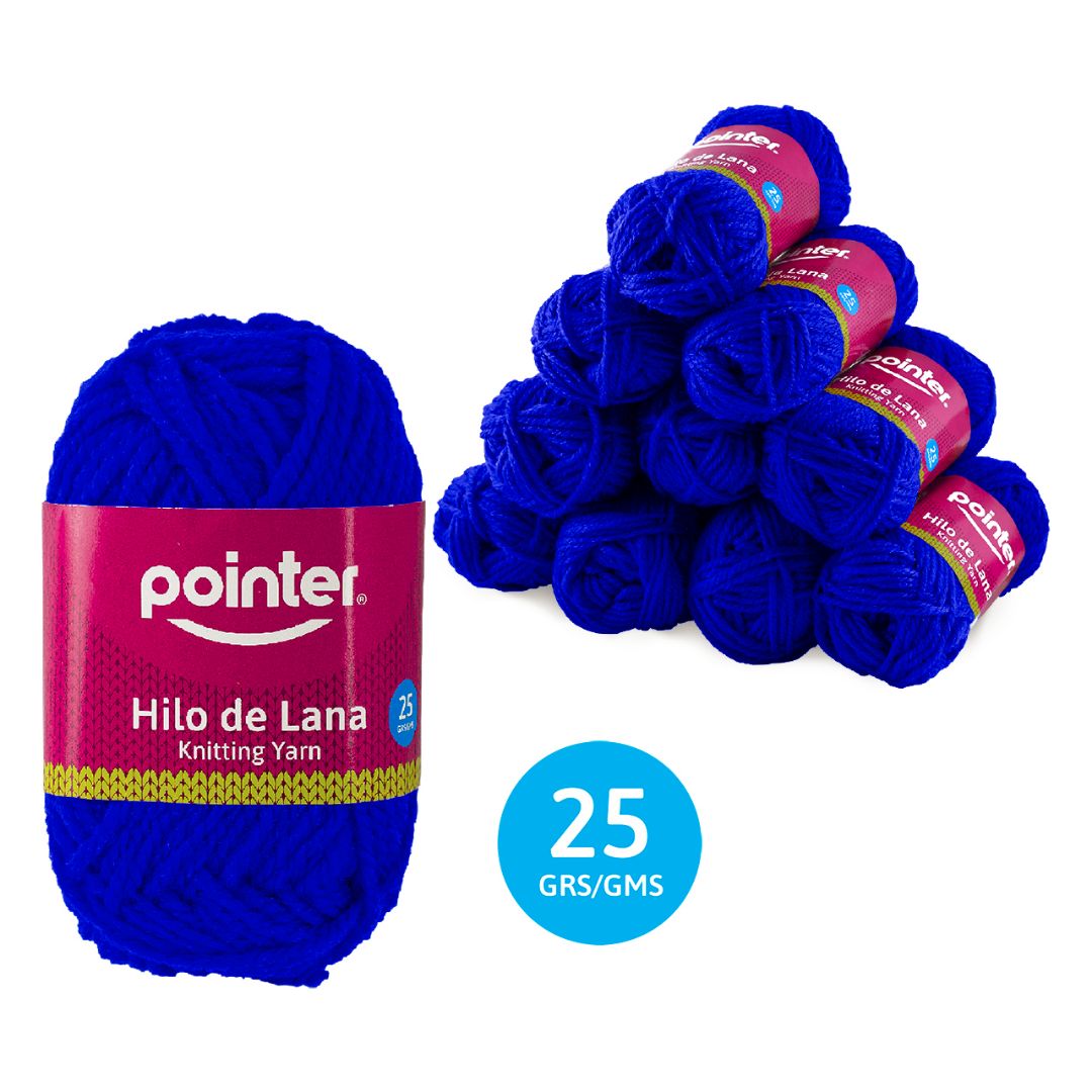 LANA ZOLA AZUL FLUORESCENTE PX10 25G (F. 20 PAQ)