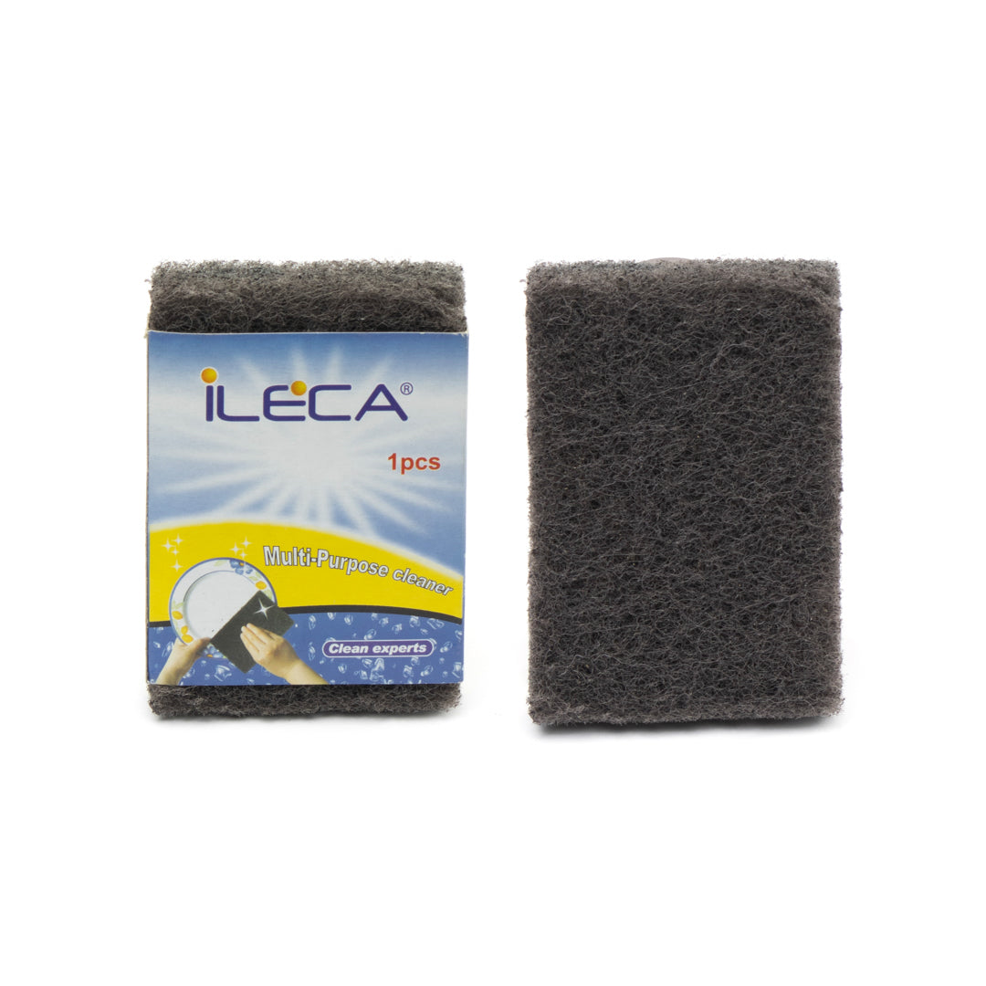 ESPONJA LIMPIADORA ILECA NEGRO 10X7CM (F. 1000 PZA)
