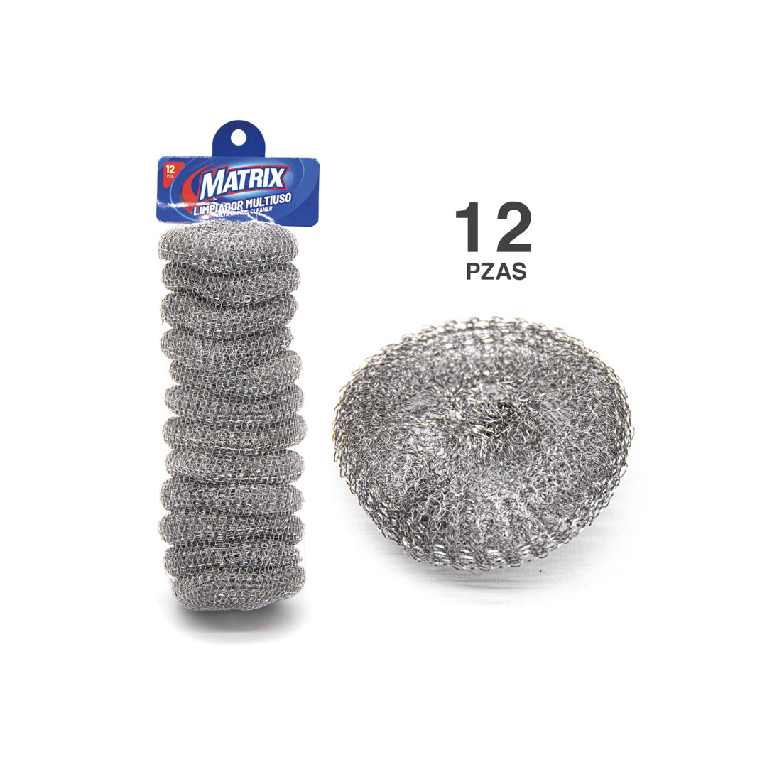 ESPONJA DE ALAMBRE MATRIX MULTIUSOS PX12 (F. 50 PAQ)