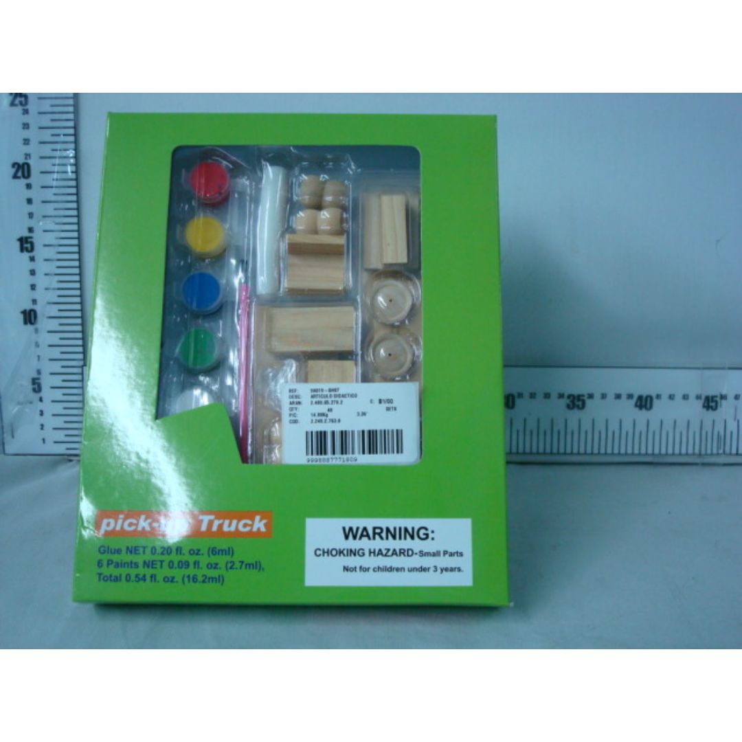 KIT JUEGO DE MADERA PARA ARMAR CAMION (F. 48 UNI)