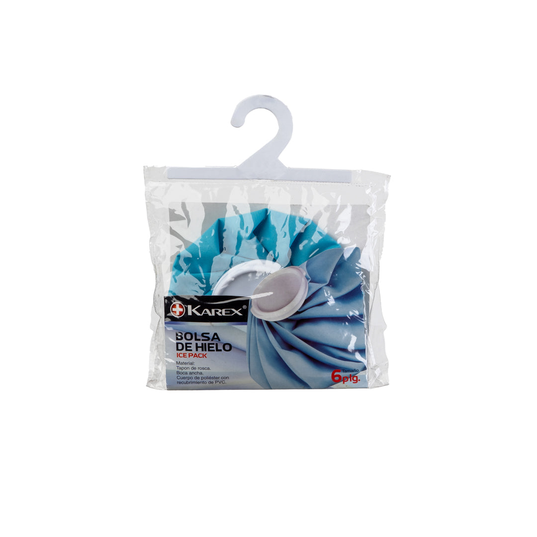 BOLSAS PARA HIELO KAREX BOCA ANCHA 3 COL. 6" (F. 15 UNI)