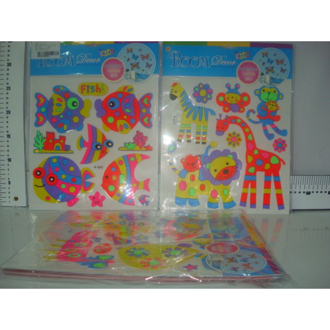 STICKERS NEON ROOM DECOR 5 DISEÑOS (F. 240 UNI)