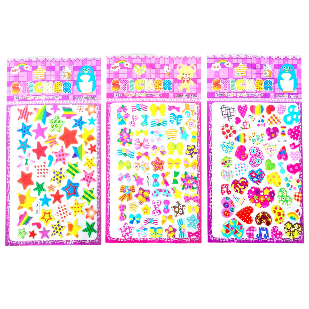 STICKERS DIFERENTES FIGURAS (F. 360 PZAS)