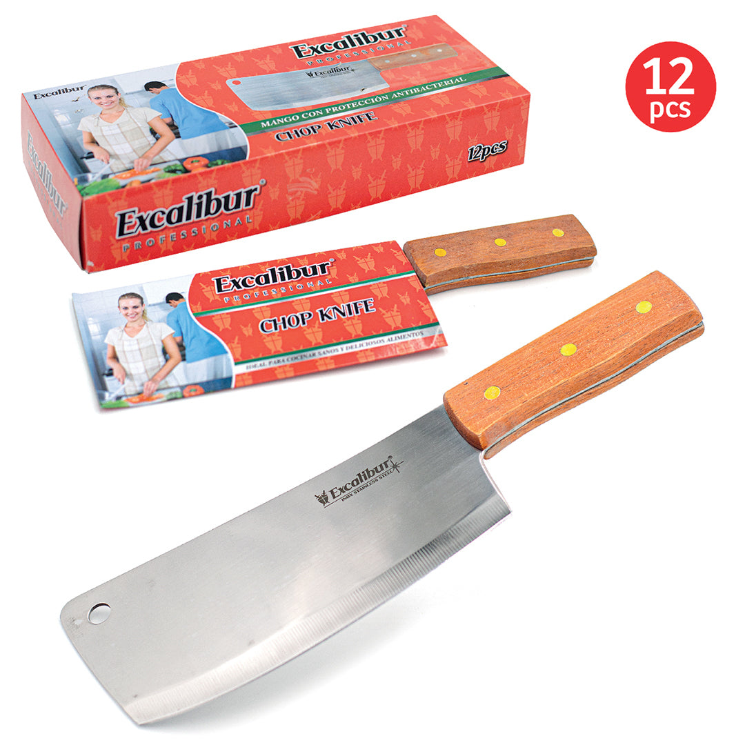 HACHUELA EXCALIBUR CACHA DE MADERA 8" (F. 60 UNI)