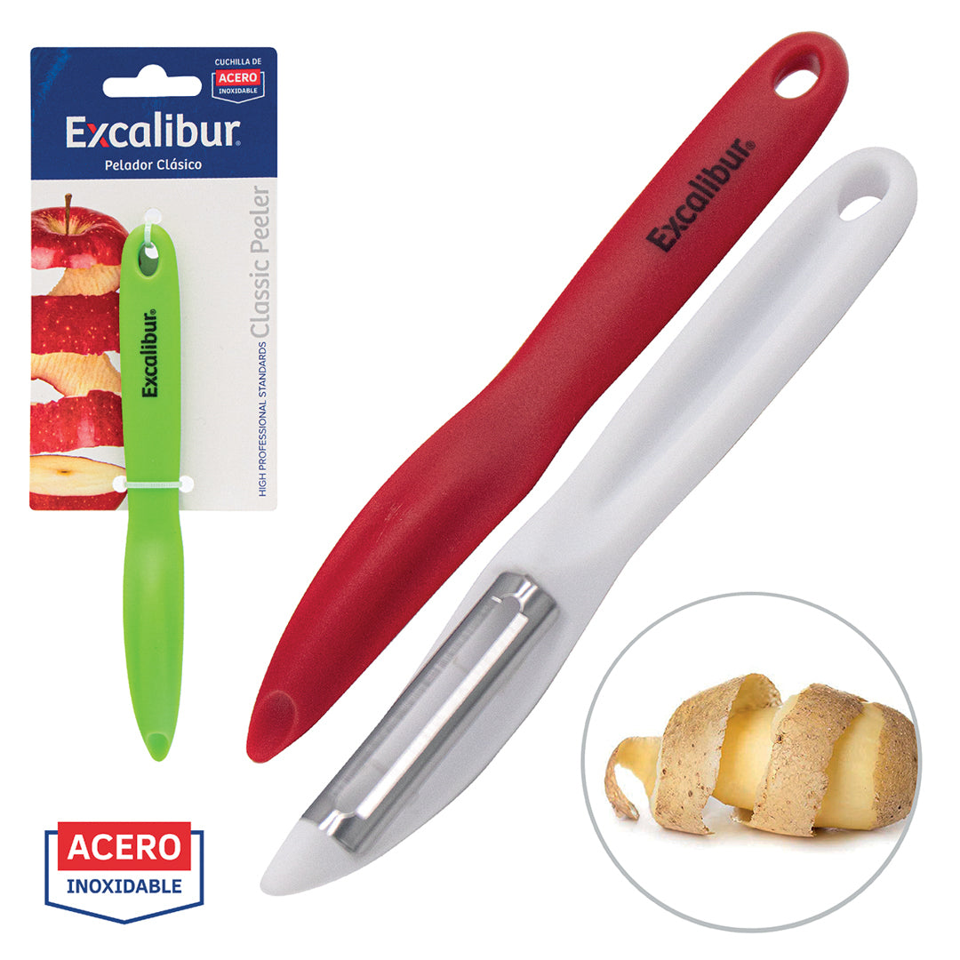 PELADOR EXCALIBUR CLASICO 3 COLORES 7" (F. 240 PZA)