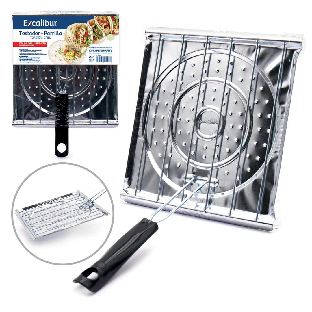 PARRILLA PARA TOSTAR EXCALIBUR 22X19.5CM (F. 48 PZA)