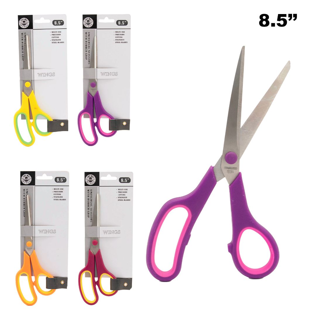 TIJERA WINGS C/GRIP 4 COL. 8.5" (F. 240 UNI)