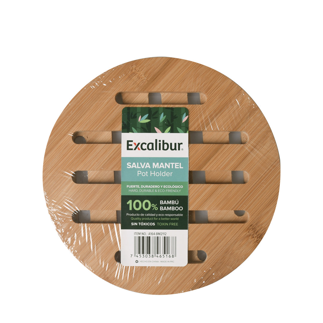 SALVA MANTEL EXCALIBUR CIRCULAR DE BAMBÚ (F. 32 PZA)