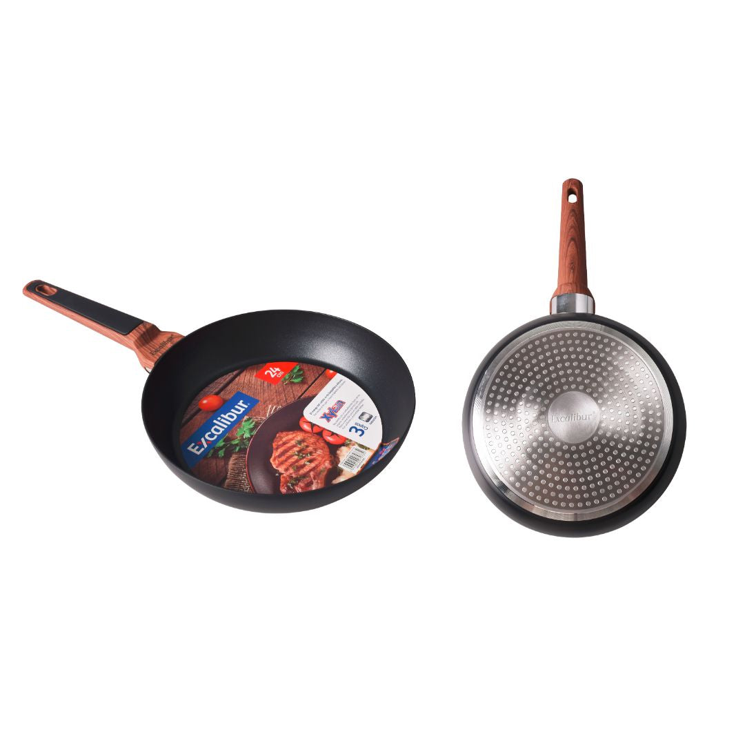 SARTEN EXCALIBUR CERAMICO 24CM MANGO/BAQUELITA (F. 10 PZA)