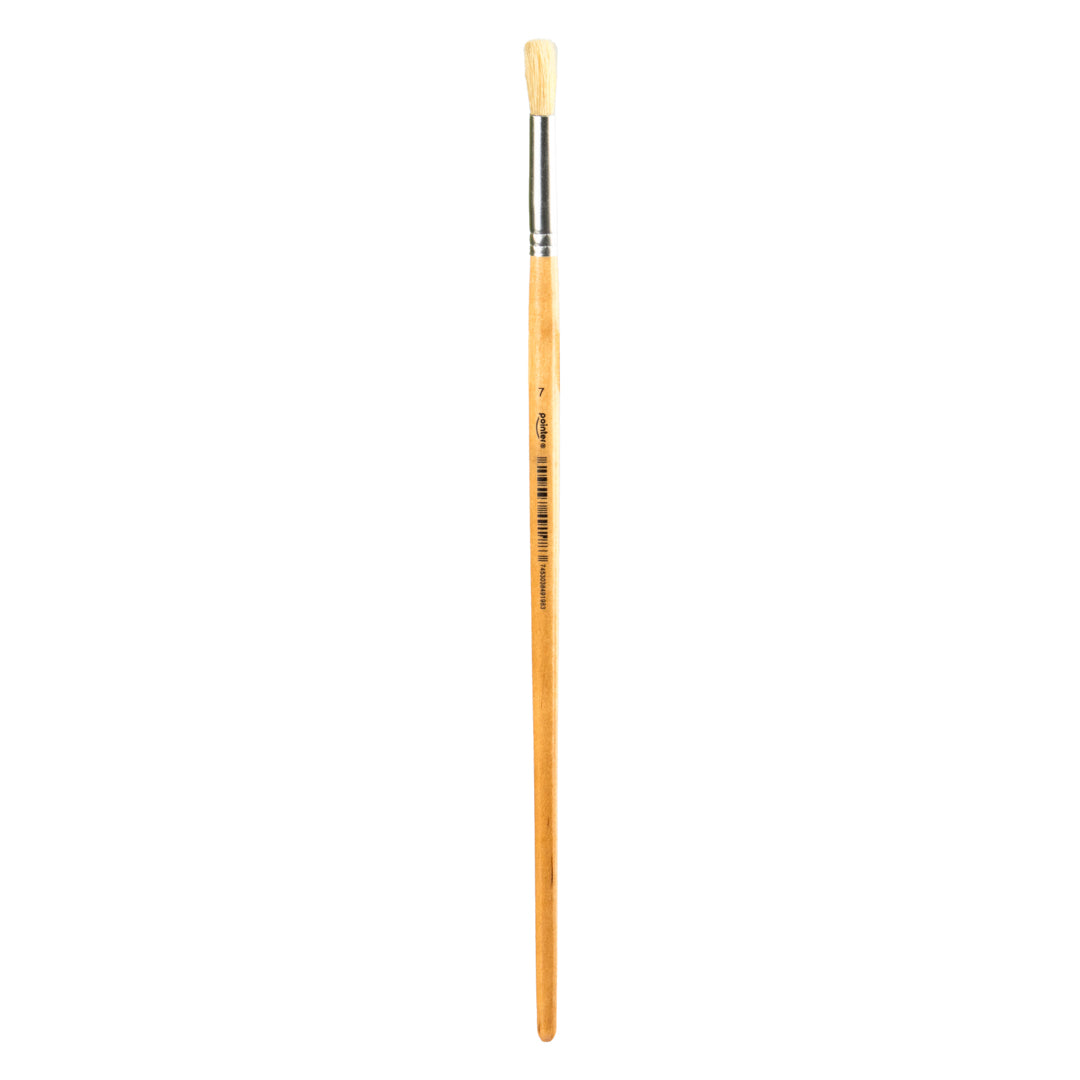 PINCEL DE MADERA POINTER CERDA NATURAL REDONDO #7 CX12 (F. 100 DOC)