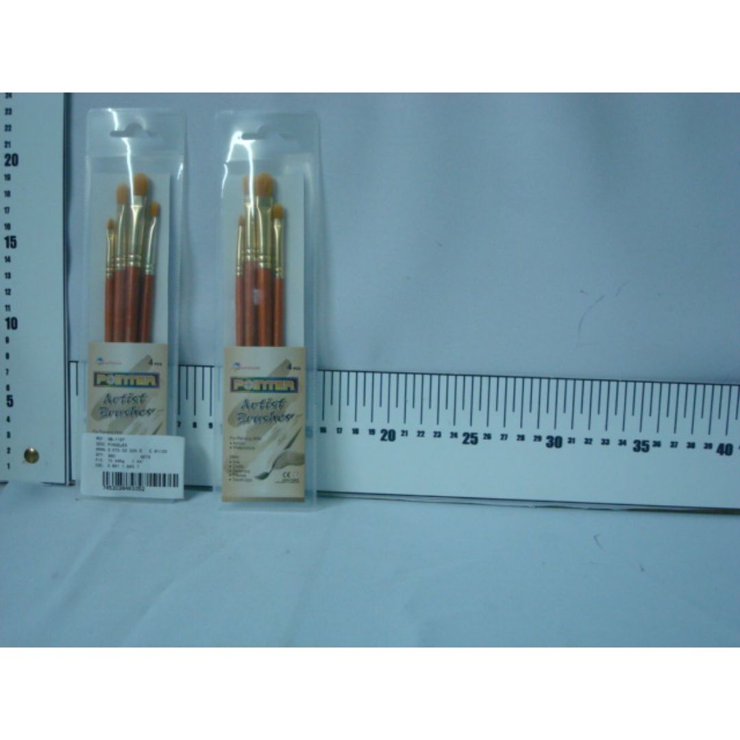 SET DE PINCELES POINTER LENGUA DE GATO BX4 (F. 360 SETS)