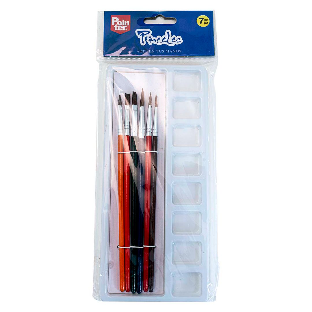SET DE PINCELES POINTER C/MEZCLADOR BX7 (F. 240 SETS)