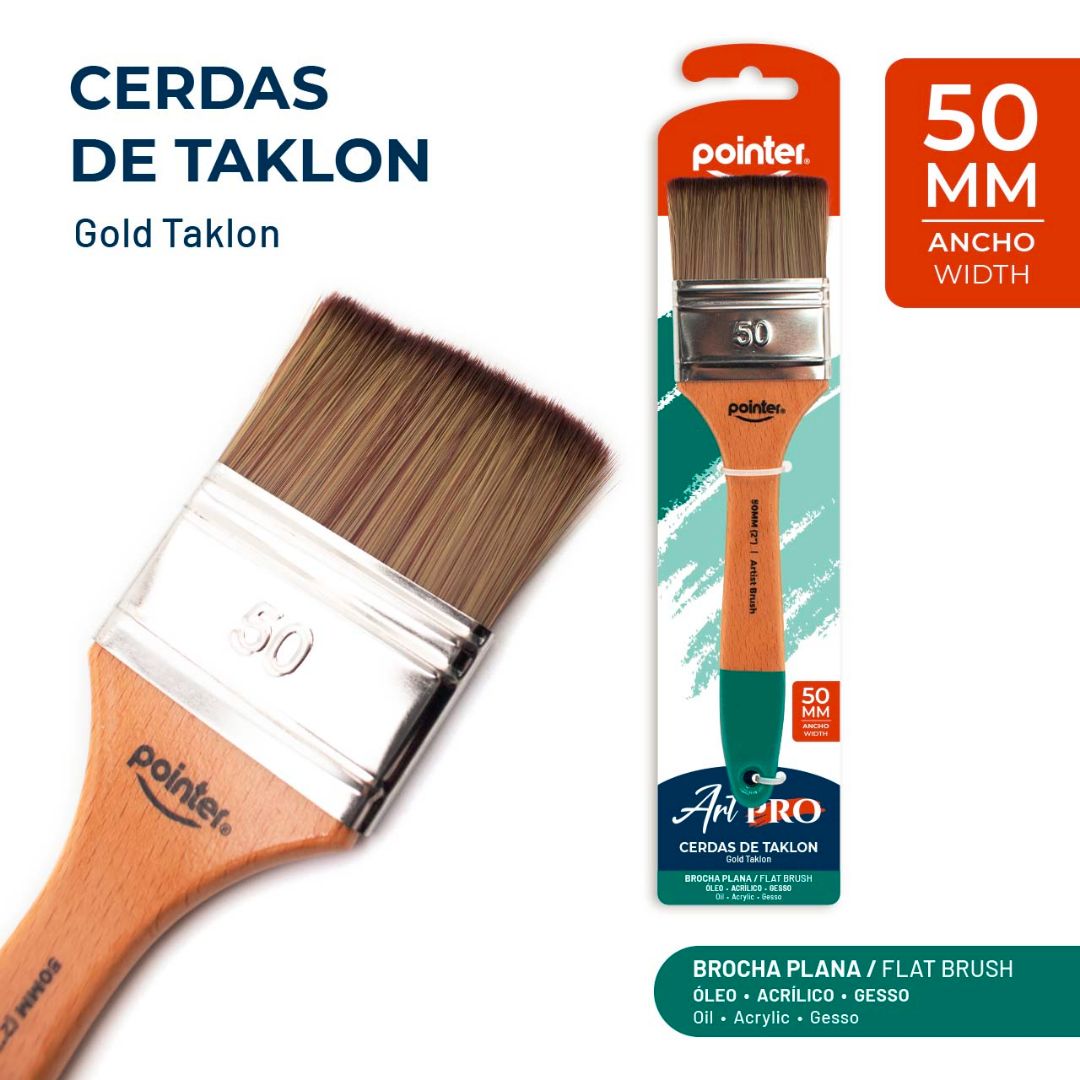 BROCHA POINTER CERDAS MIXTAS 2" 50MM (F. 72 SETS)