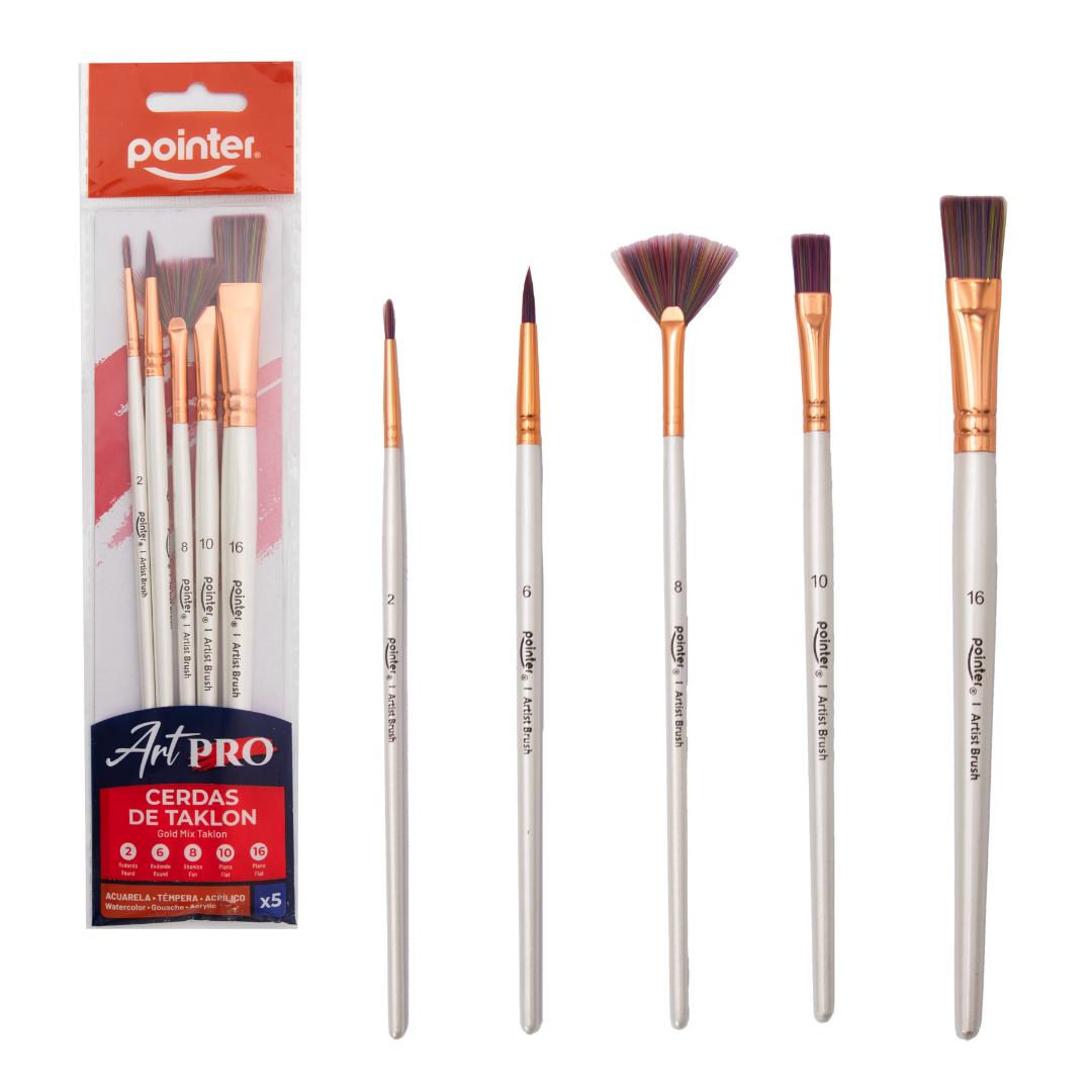 SET DE PINCELES POINTER ART PRO BX5 (F. 144 SETS)