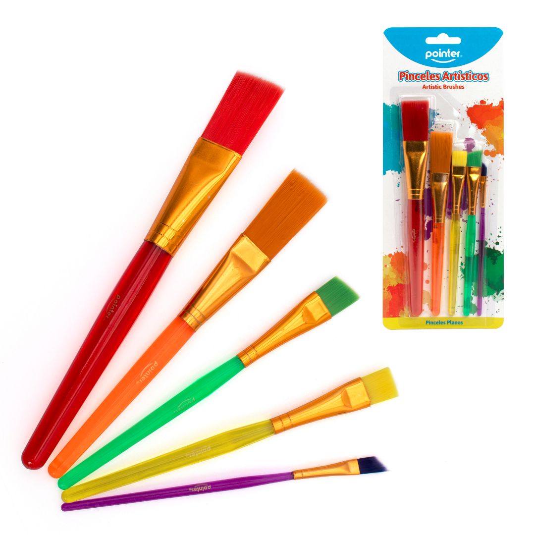 SET DE PINCELES POINTER DE COLORES BLISX5 (F. 192 SETS)