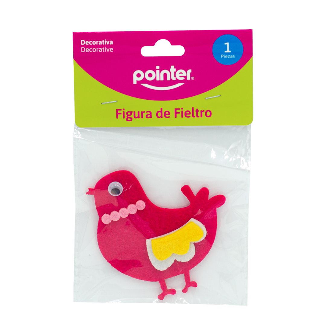 FIGURAS DE FIELTRO POINTER ANIMALES 4 DISEÑOS BX1 (F. 192 SETS)