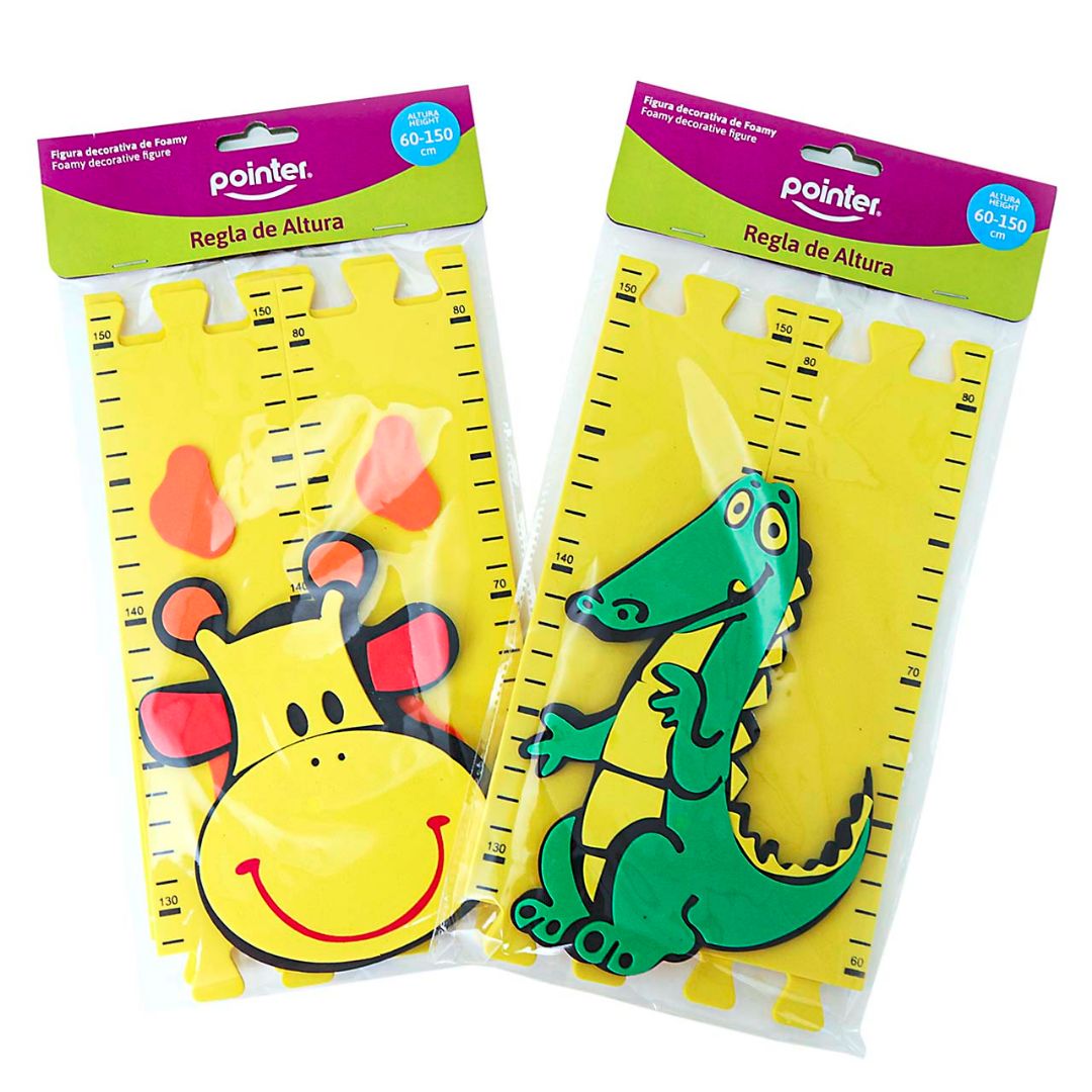 FOAMY POINTER REGLA DE ALTURA 2 ESTILOS 60-150CM (F. 96 SETS)