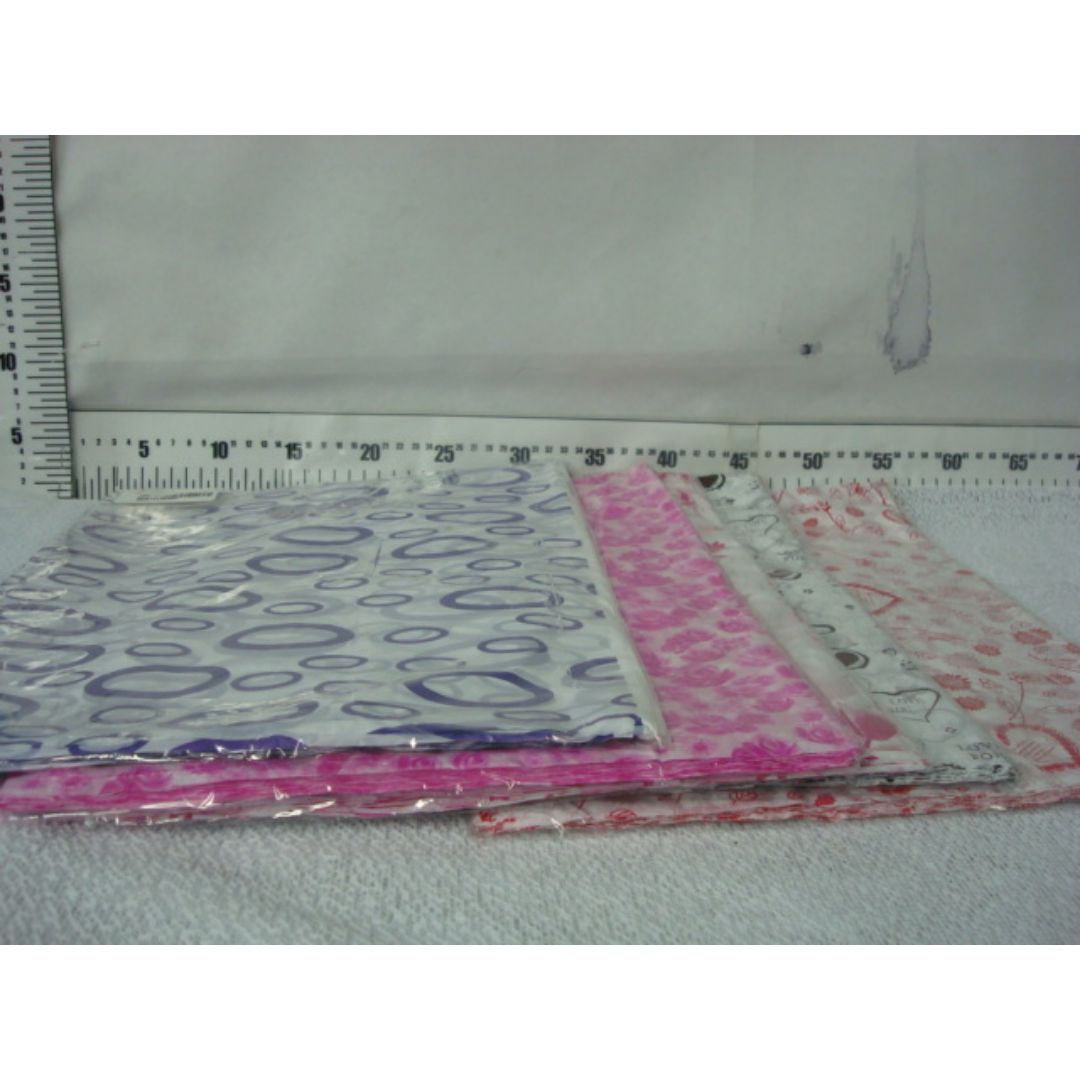 BOLSAS DECORADAS P/REGALO 5 DISEÑOS (F. 48 PAQ)