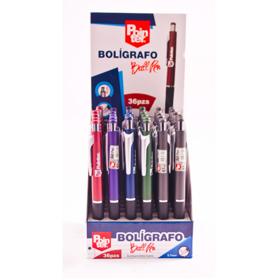 BOLIGRAFO POINTER CX36 5 COLORES 0.7MM (F. 36 BOX)