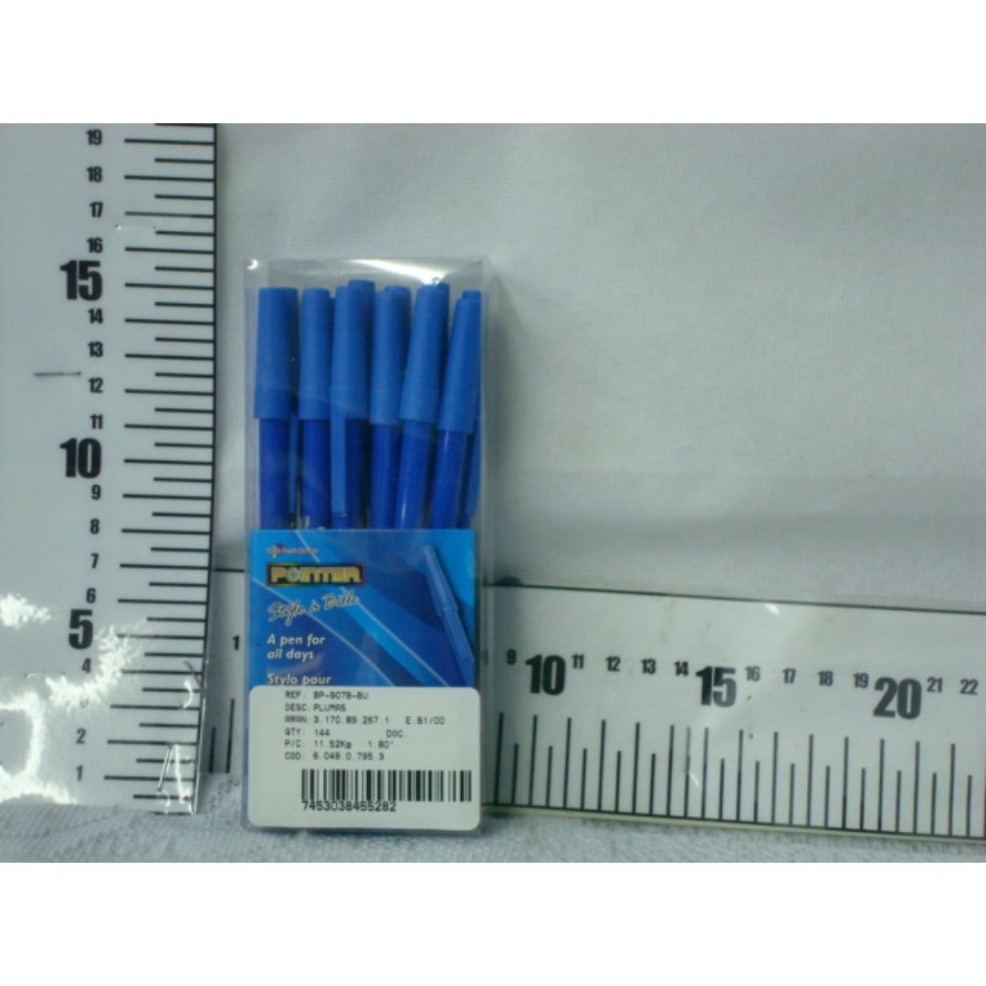 BOLIGRAFO POINTER OFFICE AZUL BLISX12 (F. 144 DOC)