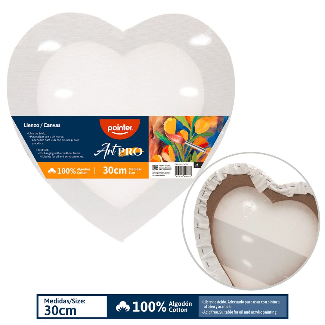 BASTIDOR POINTER CORAZON 30CM (F. 36 PZAS)