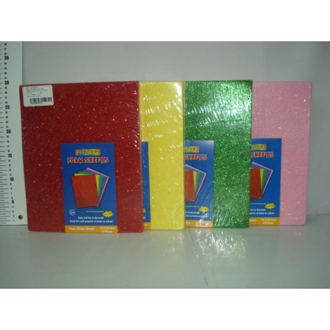 FOAMY ADHESIVO POINTER C/ESCARCHA (F. 48 SETS)