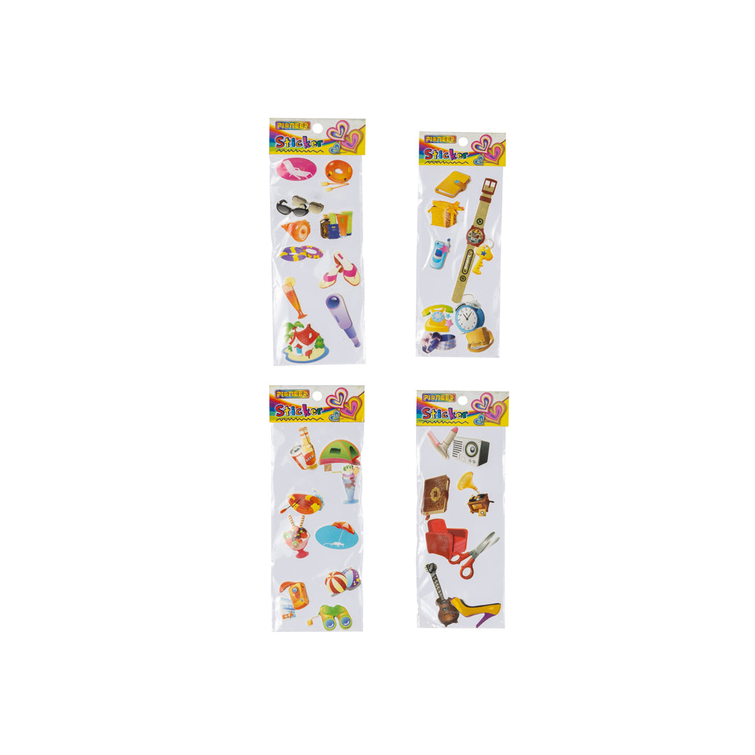 STICKERS 3D POINTER PLAYA/HOGAR/OFICINA (F. 432 SETS)