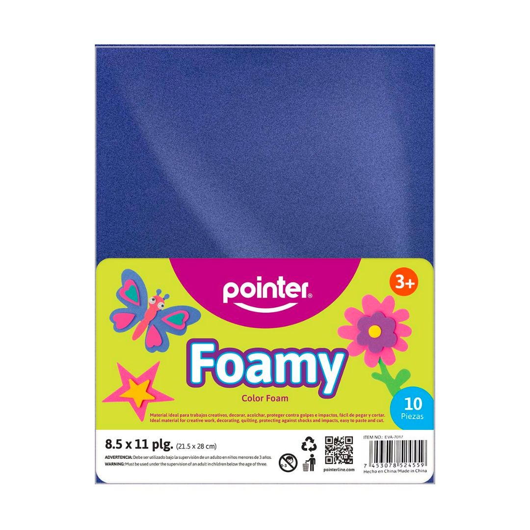 FOAMY POINTER AZUL PX10 CARTA (F. 96 UNI)