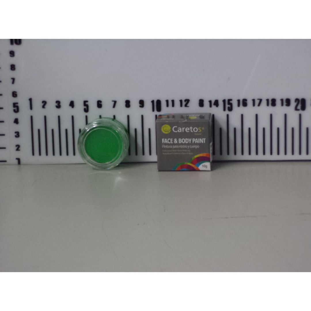 PINTA CARITAS CARETOS VERDE FLUORESCENTE 10G (F. 120 UNI)