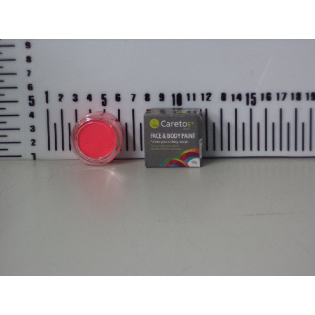PINTA CARITAS CARETOS ROSADO FLOURESCENTE 10G (F. 120 UNI)