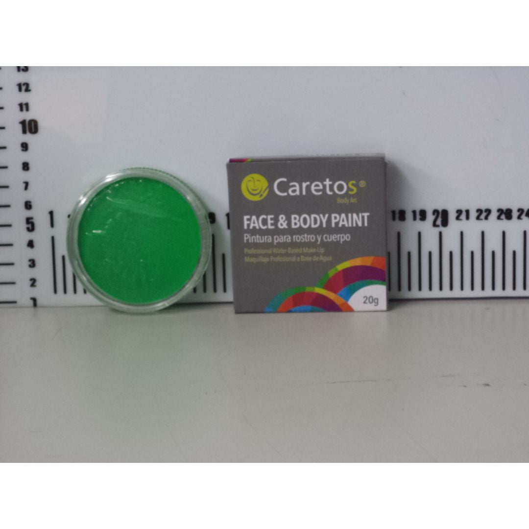 PINTA CARITAS CARETOS VERDE FLUORESCENTE 20G (F. 120 UNI)