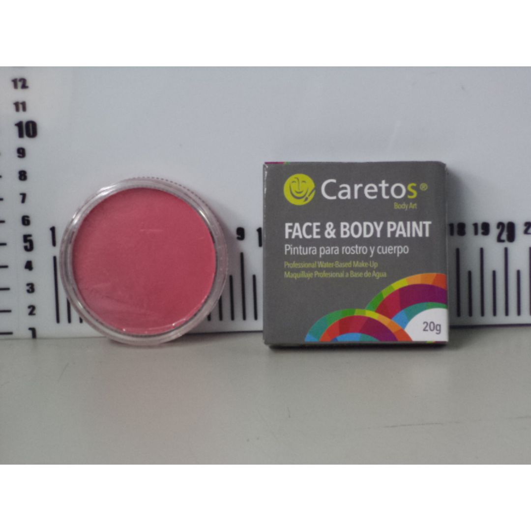 PINTA CARITAS CARETOS ROSADO FLUORESCENTE 20G (F. 120 UNI)