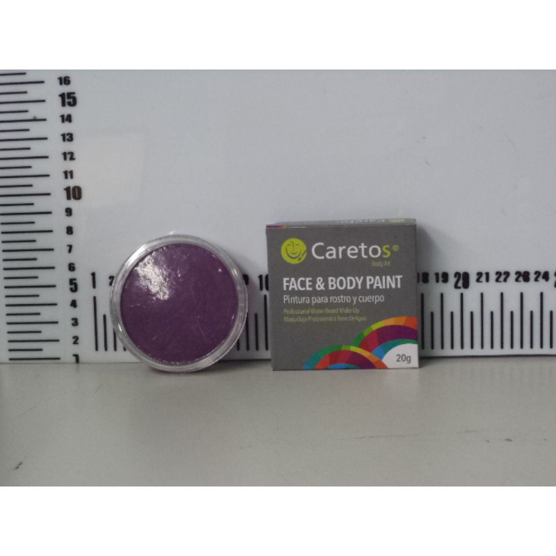 PINTA CARITAS CARETOS MORADO FLUORESCENTE 20G (F. 120 UNI)