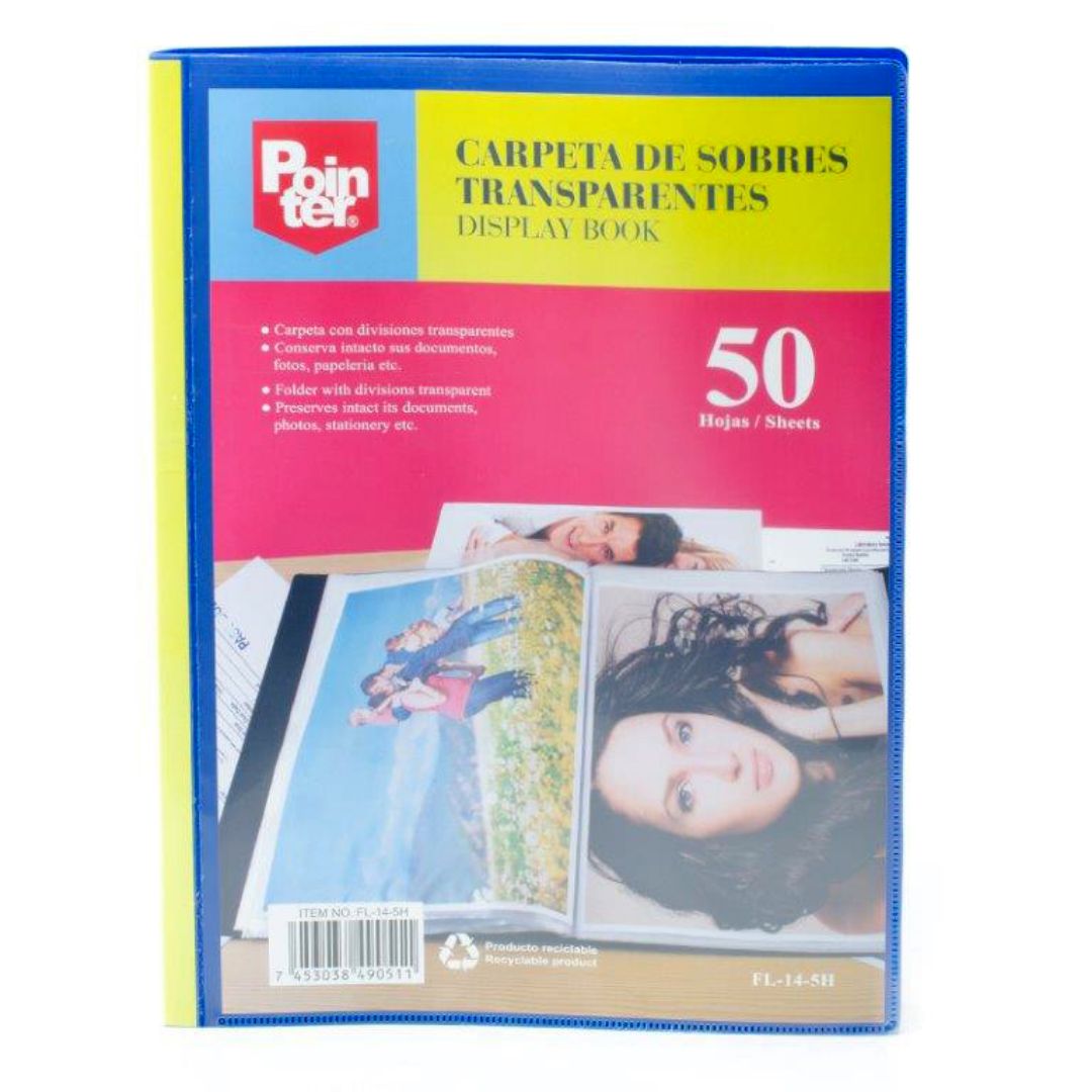 LIBRO DE PRESENTACION POINTER 50 FUNDAS (F. 60 UNI)