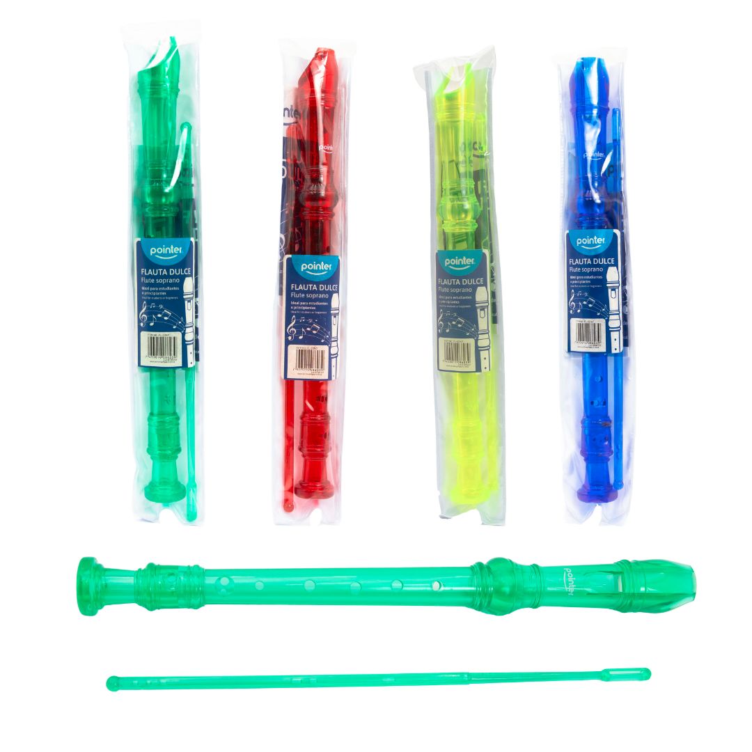FLAUTA DULCE POINTER 4 COLORES (F. 72 SETS)