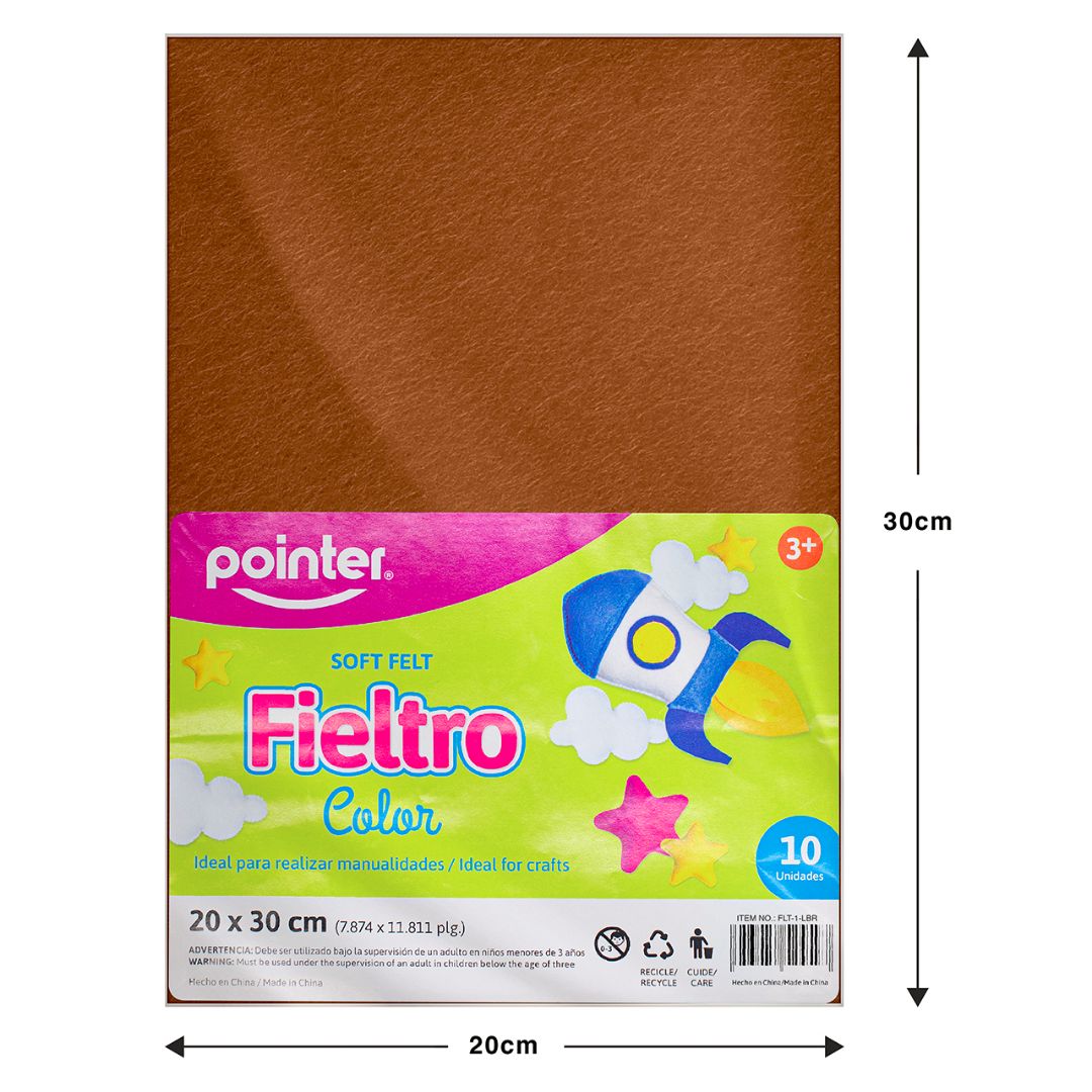 FIELTRO POINTER CAFE PX10 CARTA (F. 120 PAQ)
