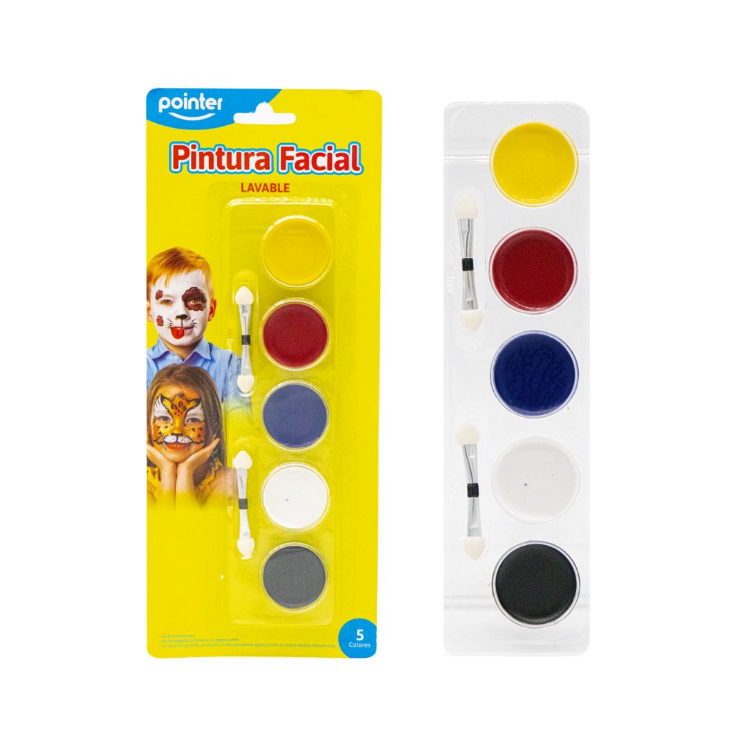 PINTA CARITAS POINTER EN PALETA 5 COLORES (F. 72 UNI)