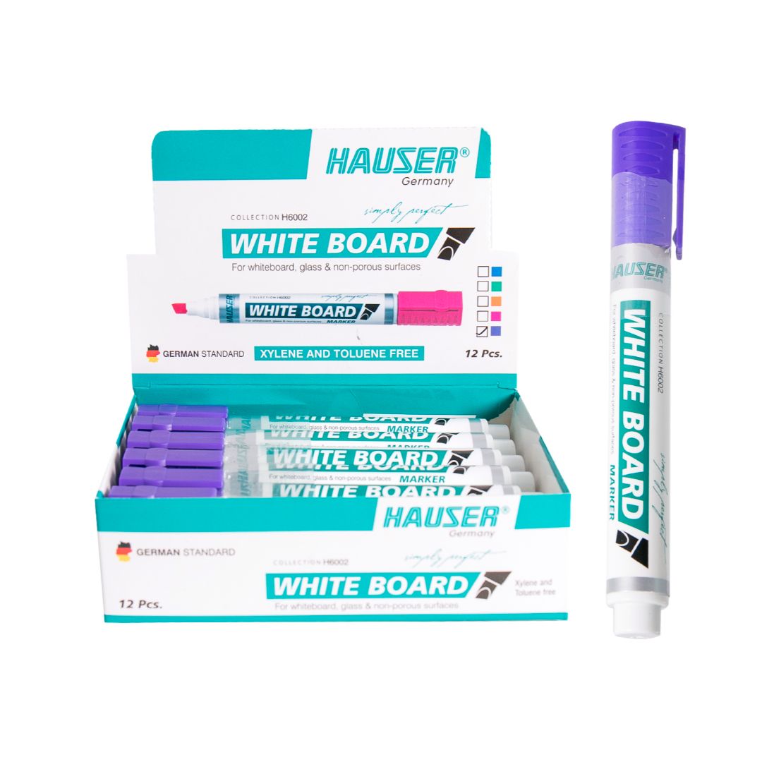 MARCADOR P/PIZARRON HAUSER P/BISELADA VIOLETA CX12 (F. 720 PZA)