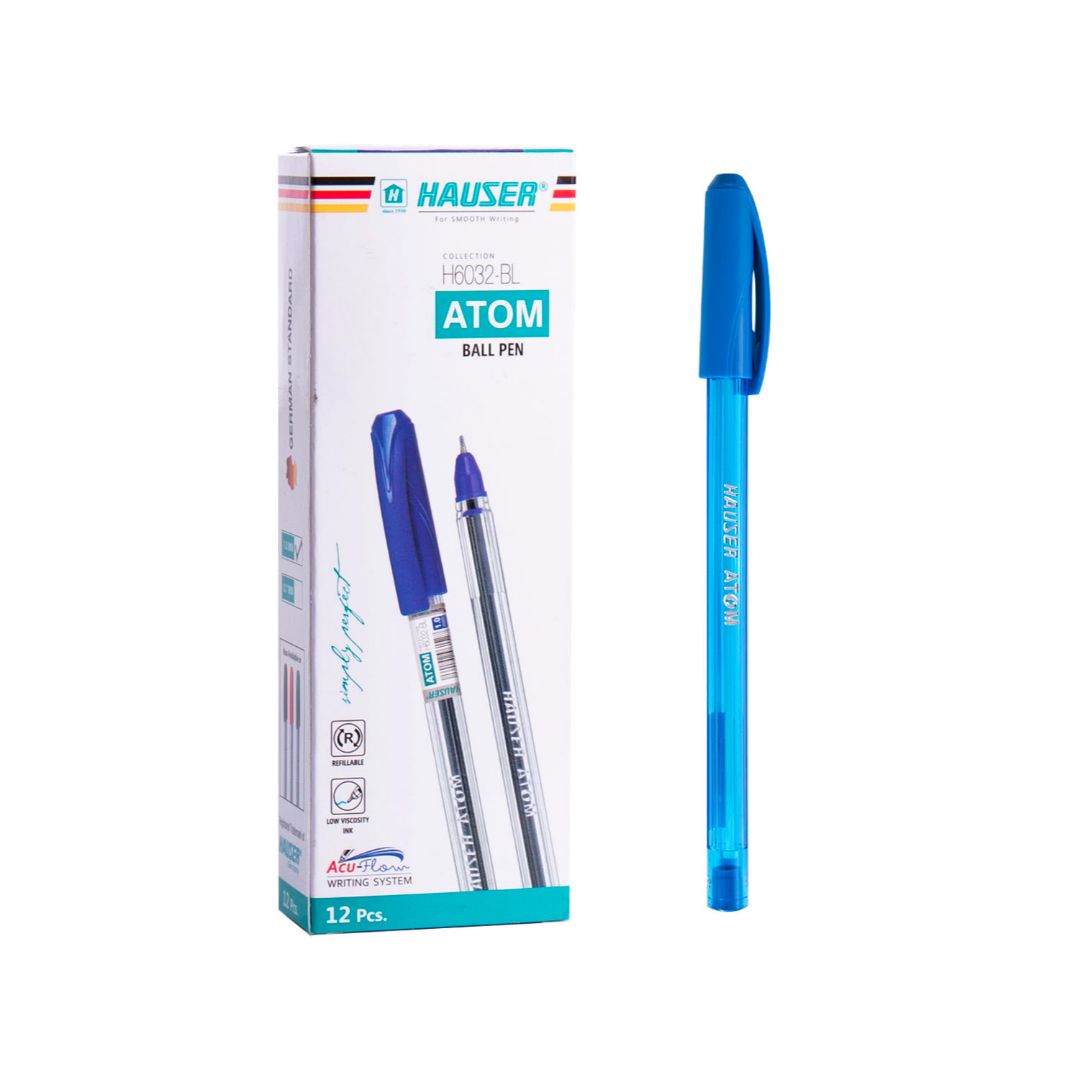BOLIGRAFO HAUSER ATOM AZUL 1.0MM (F. 96 DOC)