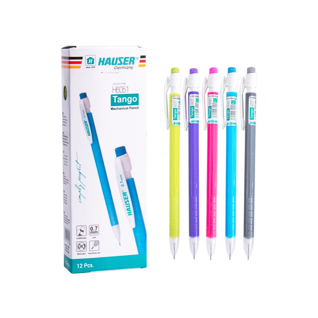 PORTAMINAS RETRACTIL HAUSER TANGO CX12 5 COL. 0.7MM (F. 96 DOC)