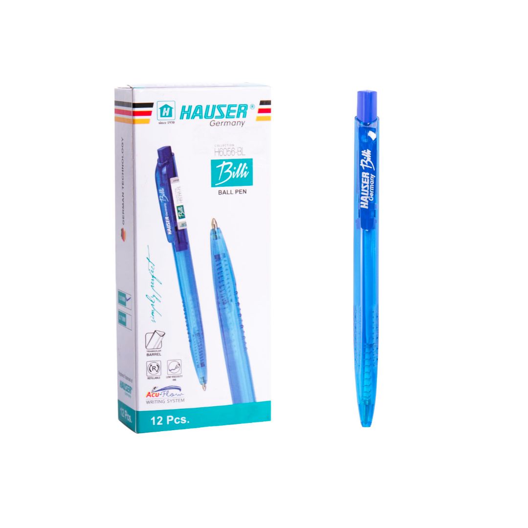 BOLIGRAFO HAUSER BILLI AZUL CX12 (F. 96 DOC)