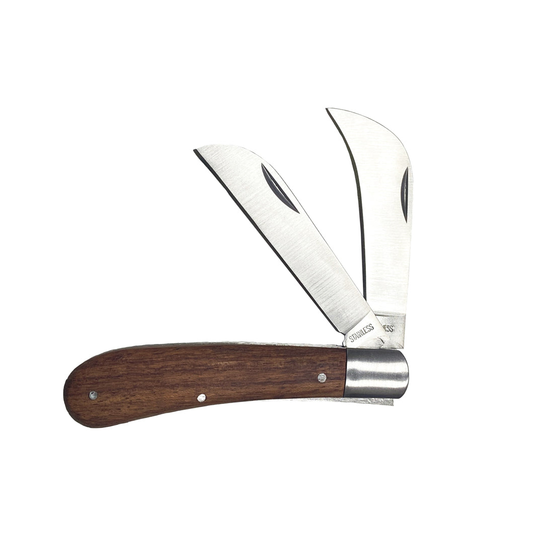 CUCHILLO PLEGABLE SECURITY DE BOLSILLO DUAL BLADE 2.75"X3" (F. 120 PZA)
