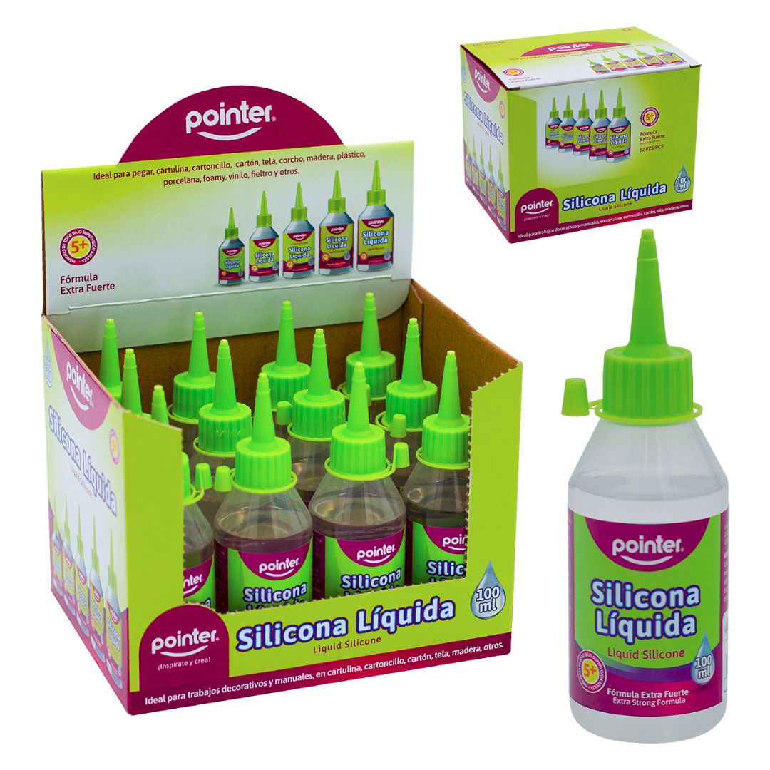 SILICON LIQUIDO POINTER 100ML (F. 144 PZAS)