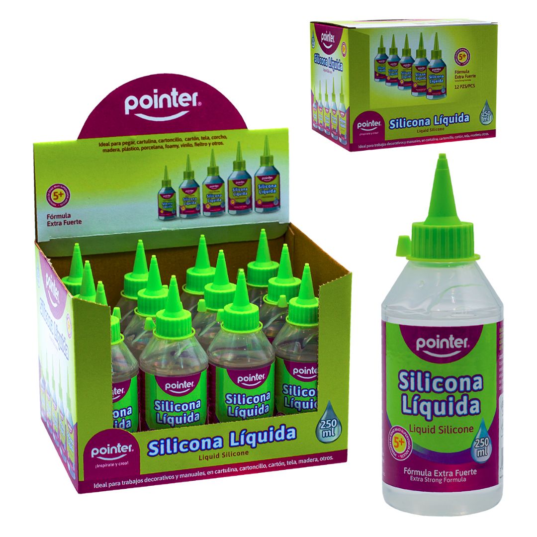 SILICON LIQUIDO POINTER 250ML (F. 72 PZAS)
