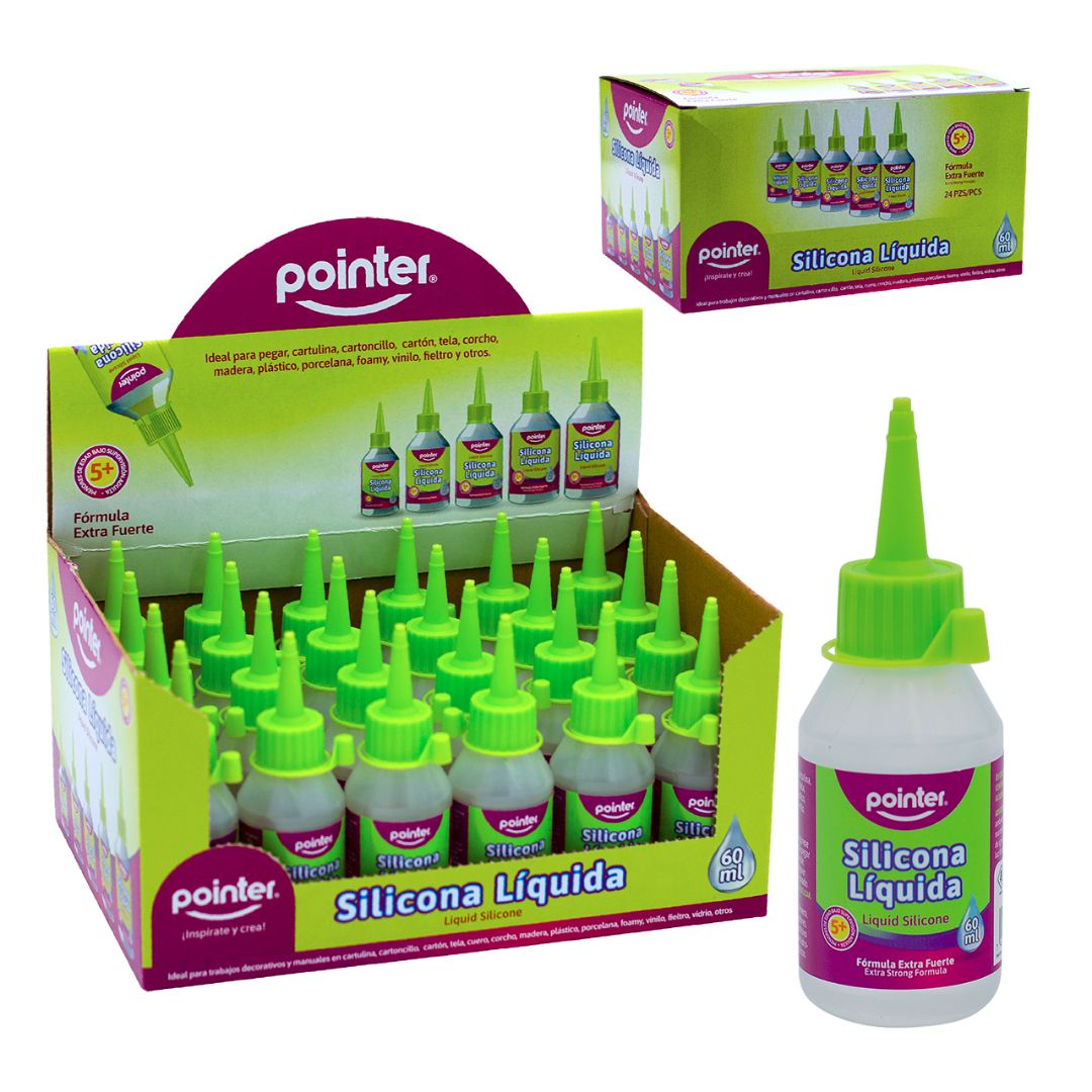 SILICON LIQUIDO POINTER CX24 60ML (F. 288 PZAS)